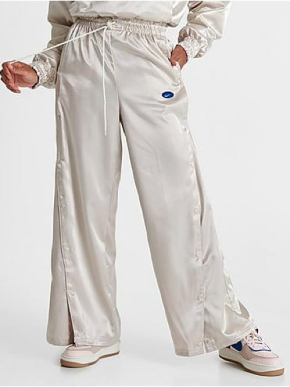 Nike Sportswear Circa 96 High Waist Breakaway Pants Women's Light Orewood XXL